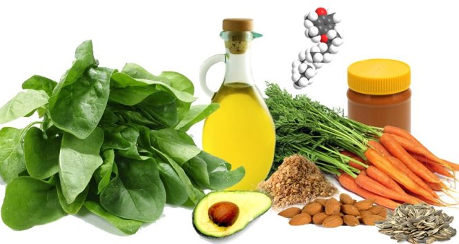 Bố sung vitamin E từ các thực phẩm tự nhiên