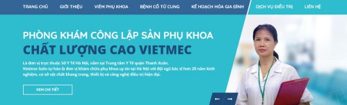 Trang web chính thức của phòng khám sản phụ khoa Vietmec