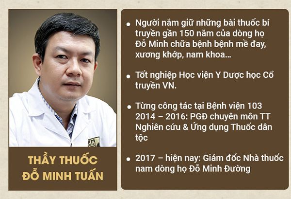 Lương y Đỗ Minh Tuấn - GĐ chuyên môn nhà thuốc Đỗ Minh Đường 